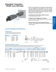 Powerpole PP180 Data Sheet