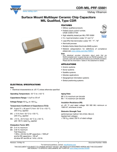 CDR-MIL-PRF-55681 Datasheet