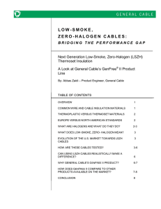 low-smoke, zero-halogen cables