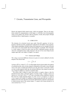 7 Circuits, Transmission Lines, and Waveguides