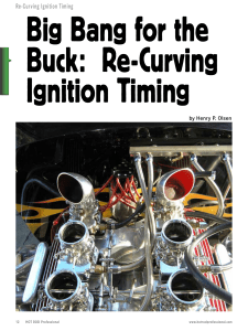Re-Curving Ignition Timing