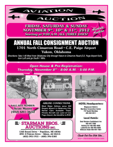 ANNUAL FALL CONSIGNMENT AUCTION