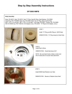 Step by Step Assembly Instructions