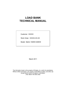 Merlin 150KW-300KW Large Portable Load Bank