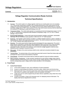Voltage Regulators - Cooper Industries