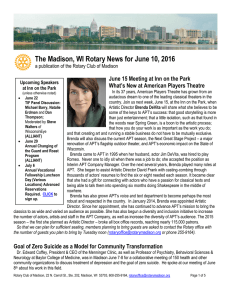 The Madison, WI Rotary News for June 10, 2016