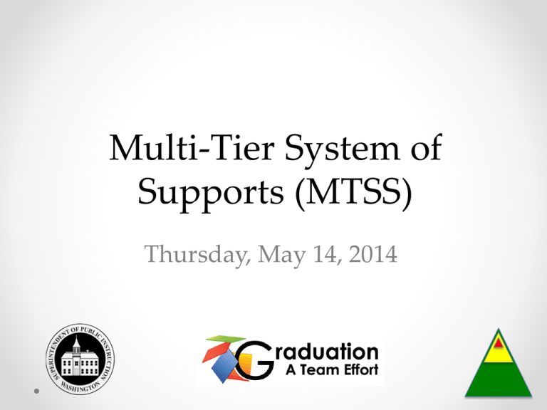 Multi-Tier System Of Supports (MTSS)