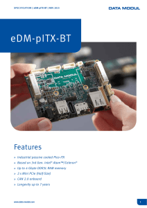 eDM-pITX-BT - Data Modul