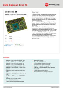 14-COM-C10M-BT - MSC Technologies