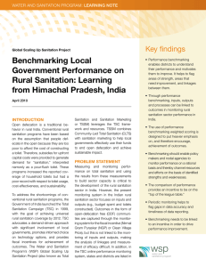 Benchmarking Local Government Performance on Rural