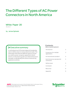 The Different Types of AC Power Connectors in North America