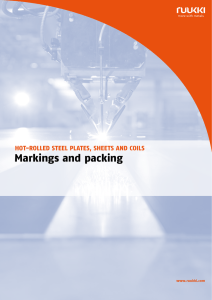 Ruukki-Markings and packing