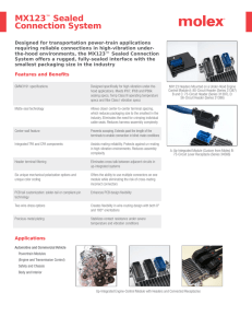 MX123™ Sealed Connection System