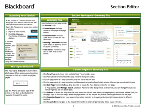 Section Editor - Schoolwires© Help Resources