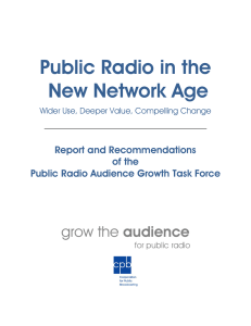 Public Radio in the New Network Age