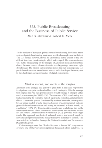 US Public Broadcasting and the Business of Public Service