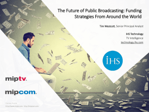 The Future of Public Broadcasting: Funding Strategies From Around