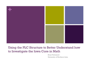 Using the PLC Structure to Better Understand how to