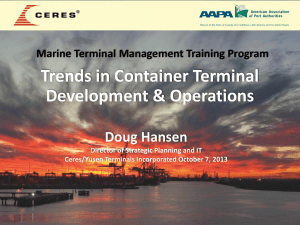 Marine Terminal Management Training Program