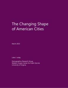 The Changing Shape of American Cities