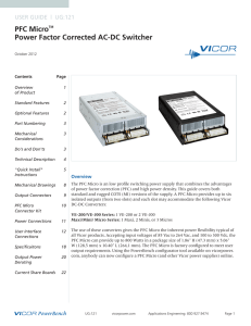 PFC Micro Design Guide