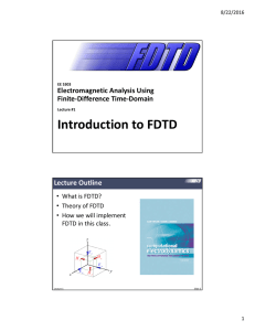 Introduction to FDTD
