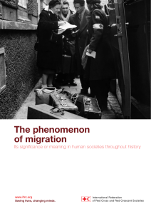 The phenomenon of migration