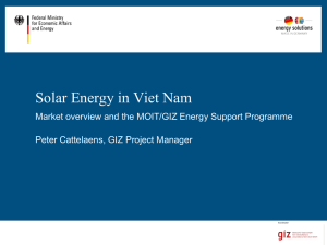 Solar PV Regulatory Framework