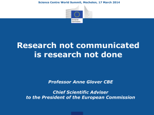 Research not communicated is research not done