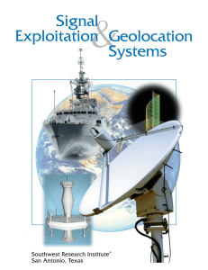 Signal Exploitation and Geolocation Systems