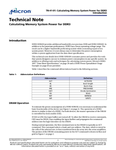 TN-41-01: Calculating Memory System Power for DDR3