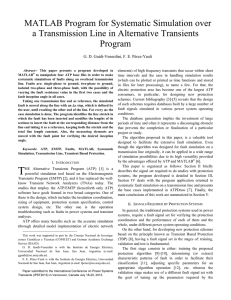 MATLAB Program for Systematic Simulation over a