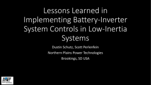 Lessons Learned in Implementing Battery