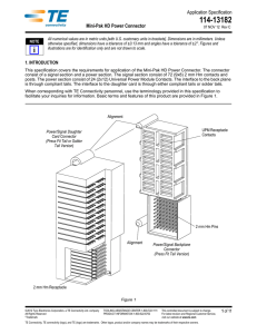 Application Specification Mini