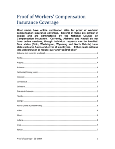 Proof of Coverage - Workers` Comp Hub