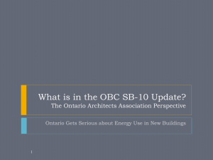 What is in the OBC SB-10 Update?
