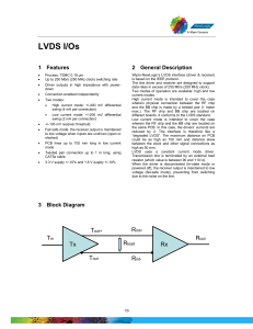 LVDS I/Os