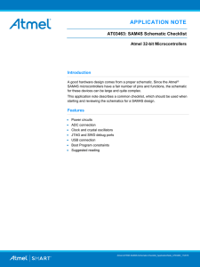 Atmel AT03463: SAM4S Schematic Checklist