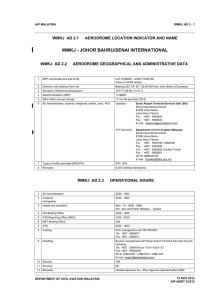 WMKJ - JOHOR BAHRU/SENAI INTERNATIONAL