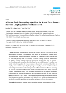 A Robust Static Decoupling Algorithm for 3