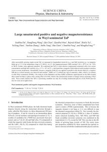 Large unsaturated positive and negative magnetoresistance in Weyl