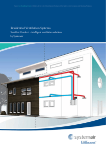 Residential Ventilation Systems