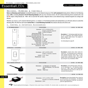 EssentialLEDs - Visual Lighting Technologies