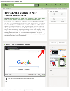 8 Ways to Enable Cookies in Your Internet Web Browser