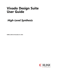 Vivado Design Suite User Guide: High-Level Synthesis