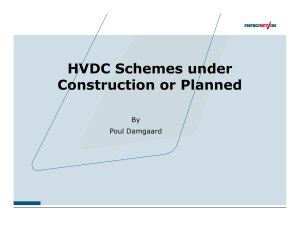 HVDC Schemes under Construction or Planned - SC B4