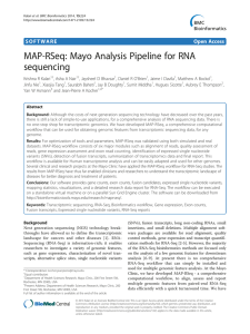 MAP-RSeq: Mayo Analysis Pipeline for RNA