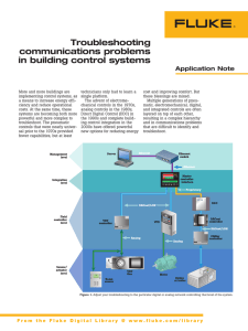 Troubleshooting communications problems in building control systems