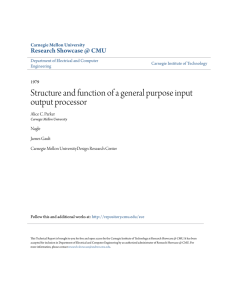 Structure and function of a general purpose input output processor