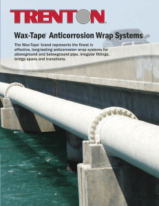 Wax-Tape® Anticorrosion Wrap Systems